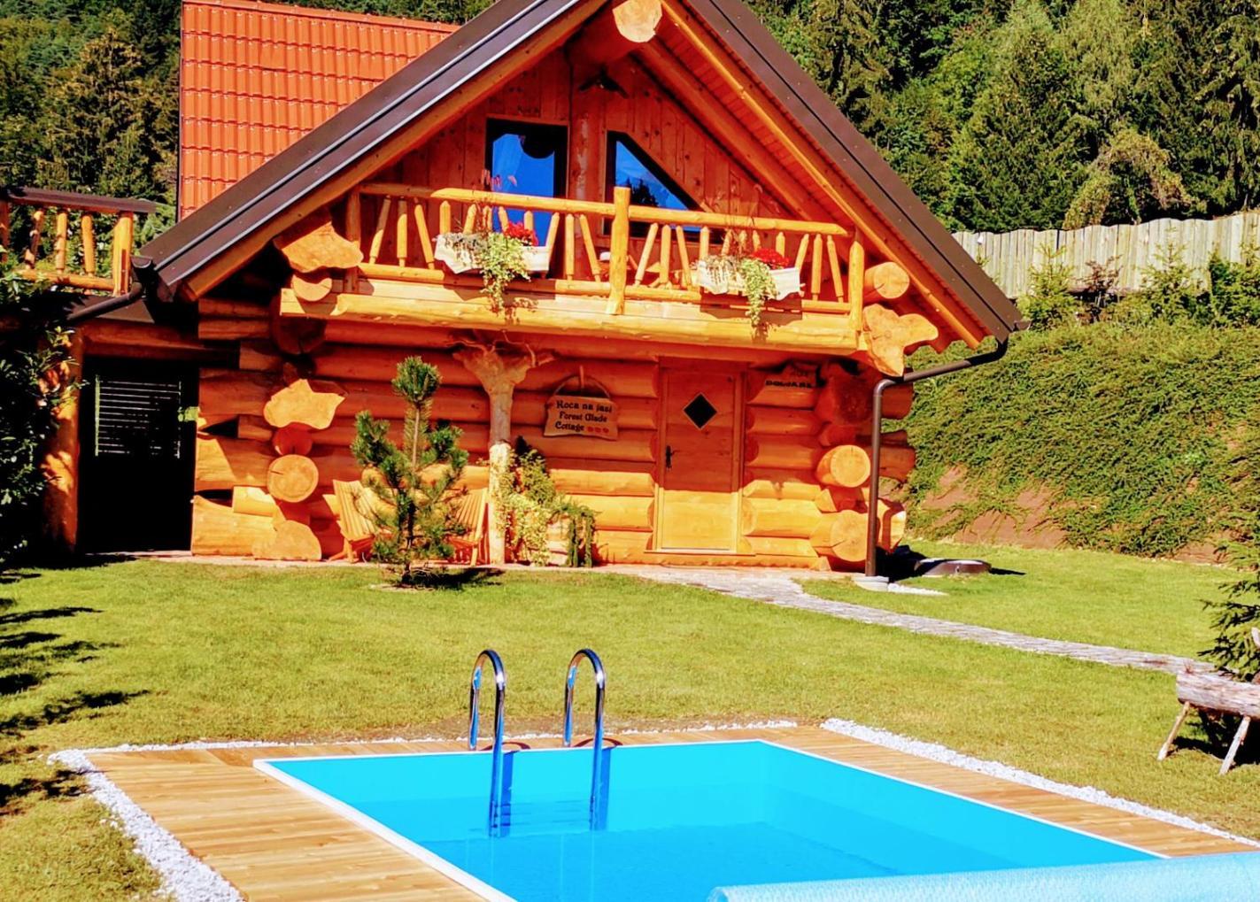 Forest Glade Cottage - Koča na jasi Recica ob Savinji Exterior foto